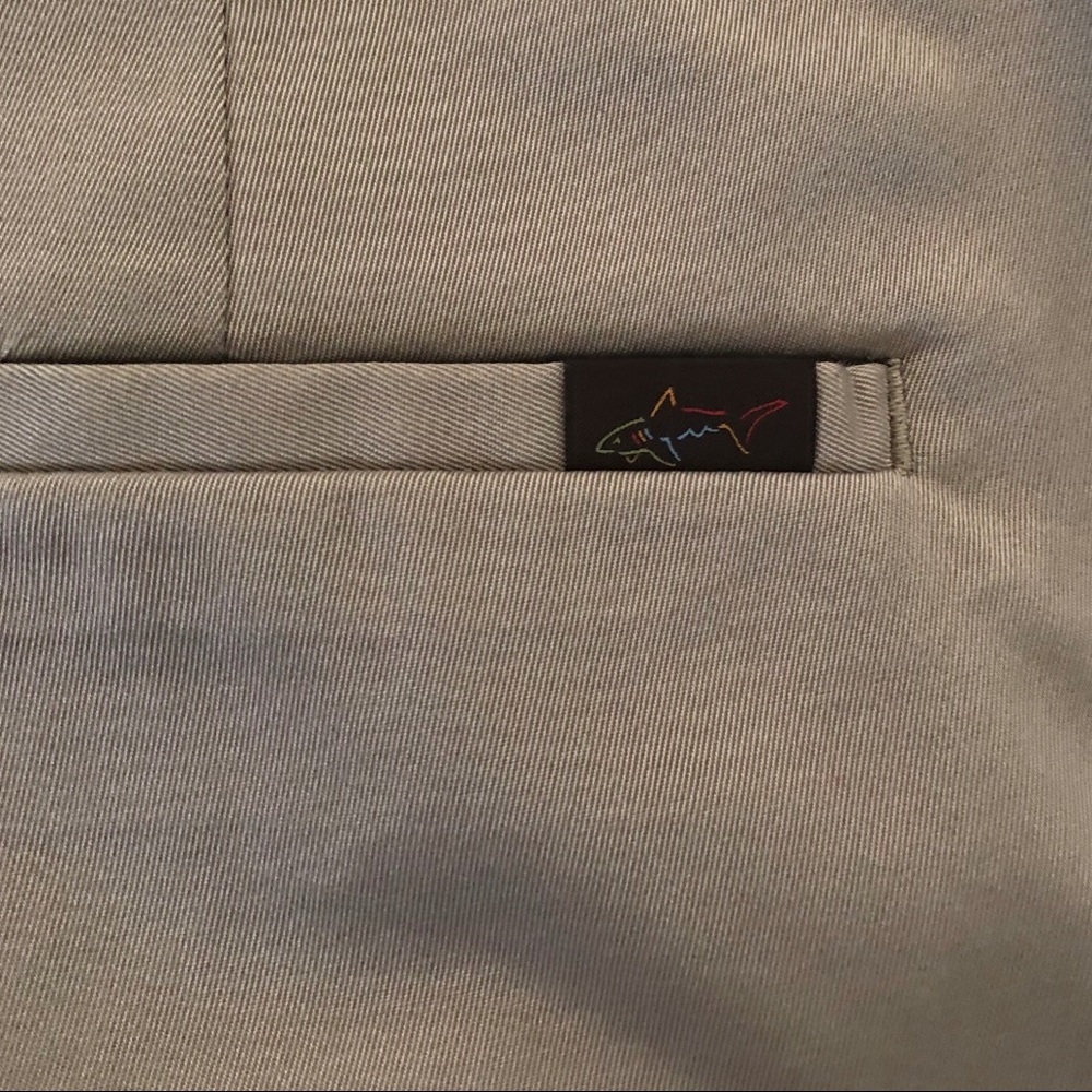 Greg Norman khaki golf shorts size 34 - Picture 3 of 6
